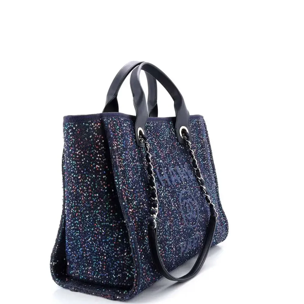 Chanel Deauville Tote Sequins Small #269316C48B